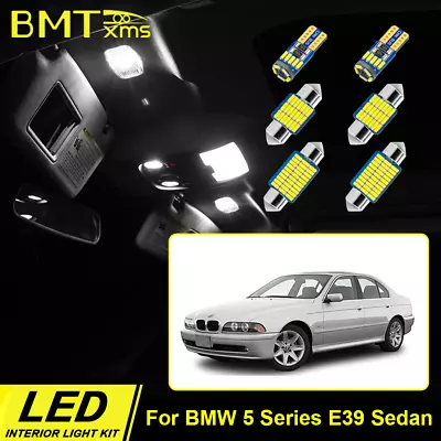 24x White LED Interior Lights Kit Canbus For BMW 5 Series E39 M5 Sedan +Tool • $19.34
