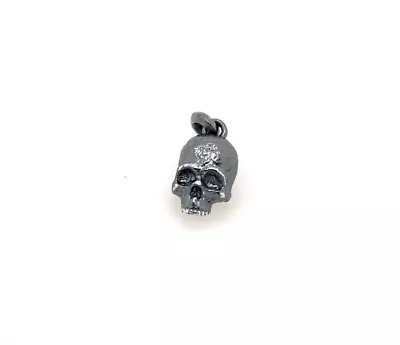 $135 • Buy David Yurman Carved Waves Skull Men’s Pendant Charm Amulet Sterling Silver