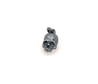 $135 • Buy David Yurman Carved Waves Skull Men’s Pendant Charm Amulet Sterling Silver