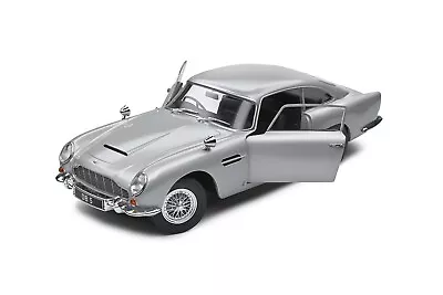 Aston Martin Db5 Silver Birch 1964  1:18 Die Cast Model Solido 1807101 • £52.49