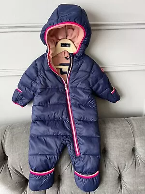 Michael Kors Baby All In One Pram Snow Suit 0-6 Months - Blue • £12