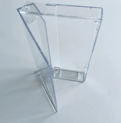 £8.15 • Buy 5 X AUDIO CASSETTE TAPE CASE - Single Clear Without Pins - Brand New