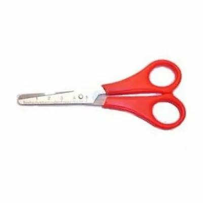 £2.99 • Buy Childrens School Blunt Ended Craft Scissors With Ruled Blade