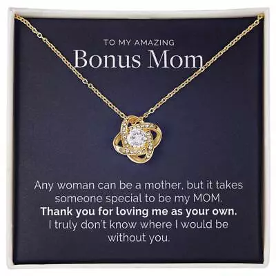 Necklace For BONUS MOM - Mother's Day Gift For Step Mom Mother-In-Law • $79.99