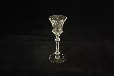 Vintage Cambridge Glass Clear # 3500 Stem 1 Oz.  Cordial Adonis Cutting • $52.99