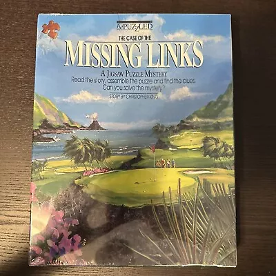Bepuzzled The Case Of The Missing Links Jigsaw Puzzle New Sealed 500 Piece Set • $14.95