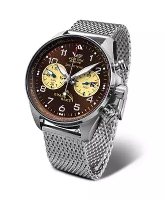 Men Quartz Watch Vostok Europe 6S21-325A665BR Brown Dial • $358.15