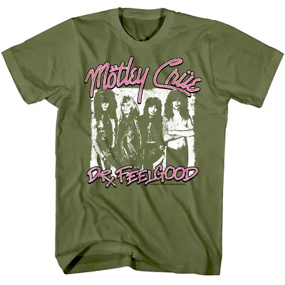 Motley Crue Dr Feelgood Photo Men's T-Shirt Album Rock Band Concert Tour Merch • $30.99