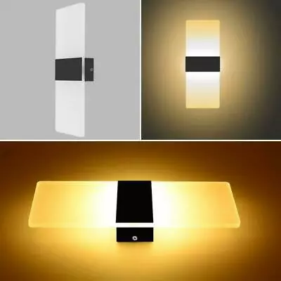 6W LED Indoor Wall Lights Sconce Lamp Light Corridor Bedroom Bedside Aisle • £8.99