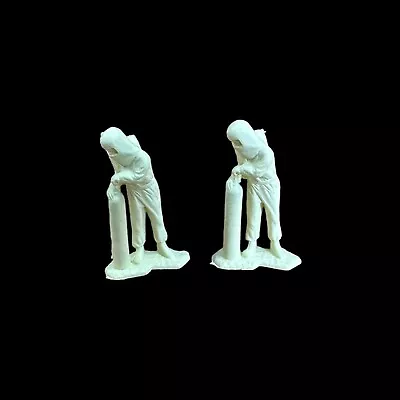 Marx 1960s Cape Kennedy Canaveral Astronaut Figure Space Man Cream Lot Of 2 • $18.66