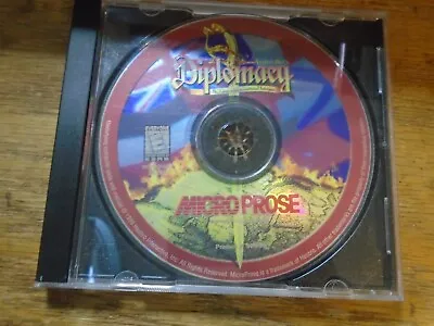 Diplomacy Real Strategy PC 1999 Game CD Rom Micro Prose DISC ONLY GUC • $10