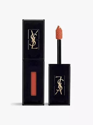 YSL VERNIS A LEVRES Vinyl Cream  Creamy Lip Stain 414 Rave Orange BNIB Free P&P • £11.24