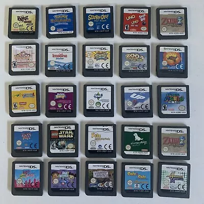 Nintendo DS Games - Choose Your Game - Cartridge Only FREE Tracked Au Postage • $9.90