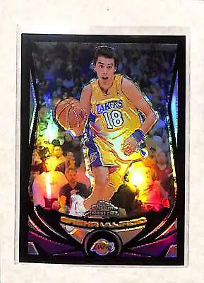 2005 Topps Chrome #192 Sasha Vujacic Black Refractor /500 NM • $14.99