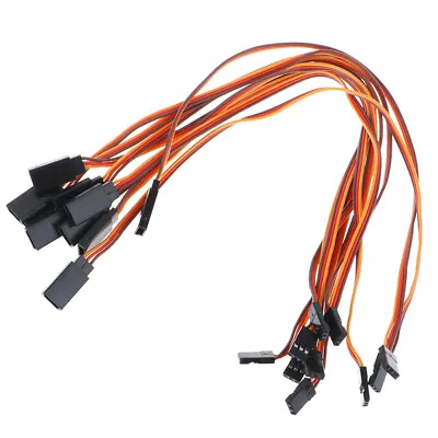 10Pcs 30cm Servo Extension Lead Wire Cable For RC Futaba JR Male To Fem-ca • $3.69