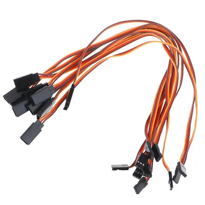 £3.98 • Buy 10Pcs 30cm Servo Extension Lead Wire Cable For RC Futaba JR Male To Female YUXI