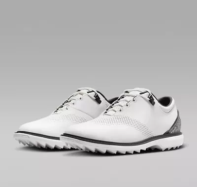 Men's Nike Air Jordan ADG 4 Golf Shoes White Black DM0103-110 Size 13 • $109.99