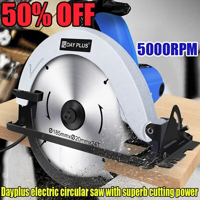 Electric Circular Saw Hand Powerful Circular Saw Multi-Purpose Cutting 5000RPM • £26.53