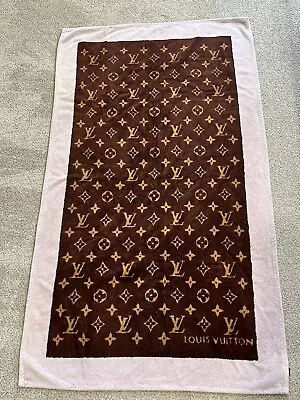 Louis Vuitton Monogrammed Beach Towel • $380