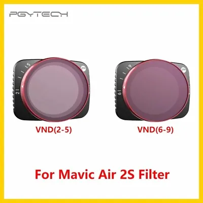 $60.82 • Buy PGYTECH For DJI Mavic Air 2S VND Filter 2-5 Stops 6-9 Stops Air 2S Lens Filter 