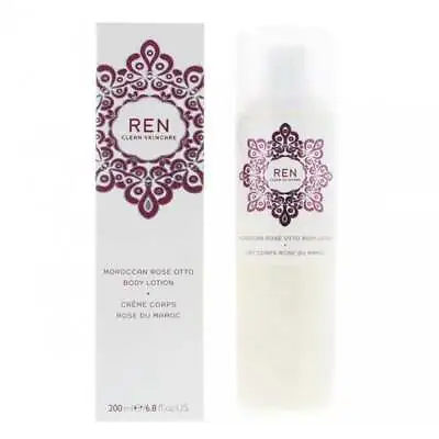 £23.95 • Buy Ren Moroccan Rose Otto Body Lotion 200ml - New Boxed & Sealed - Free P&p - Uk