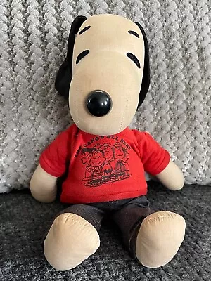 Snoopy Doll 15” Vintage 1968 Cloth With Original Clothes  (Red Shirt And Jeans) • $106.50