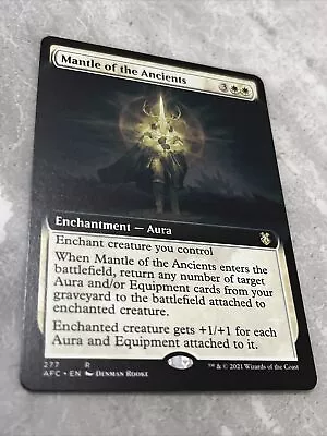 Mtg Mantle Of The Ancients EXTENDED ART Card D&D Forgotten Realms Magic NM/M • £1