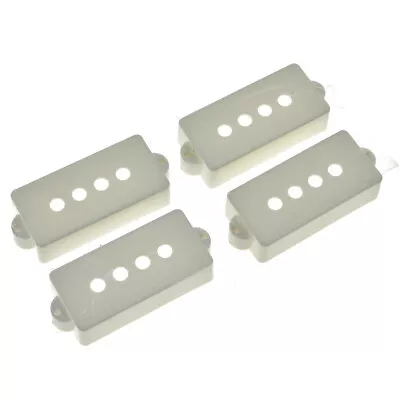 KAISH 4-Pack P Bass Pickup Covers 4 String Bass Pickup Covers For P Bass White • $5