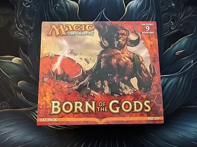 BORN OF THE GODS MtG Magic Sealed FAT PACK (Bundle) Card Box 9 Booster Packs + • $44.99