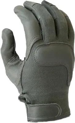 Army Combat Gloves Made W Kevlar & Goatskin Size XL Extra Large Green New • $29.95