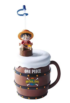 $63.99 • Buy One Piece Luffy Gomugomu Toast Bottle Mug W/ Straw USJ Limited Anime F/S