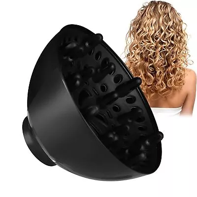 Universal Hair Diffuser Hair Dryer Diffuser Attachment For Curly Wavy Hair • £5.65
