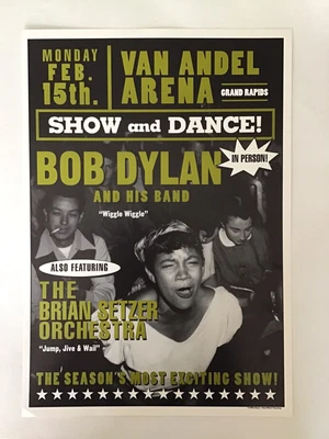 $30 • Buy Bob Dylan Van Andel Arena Feb 15 1999 Rare Original Concert Poster
