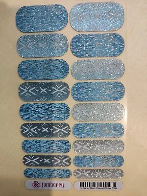 🌟Jamberry Nail Wrap Full Sheet Nail Art Stickers - Disney Eternal Winter Frozen • $9