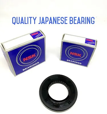 FISHER & PAYKEL Washing Machine Lip Seal & Bearings Kit  WH7560J1 WH8560J3  0167 • $49.55