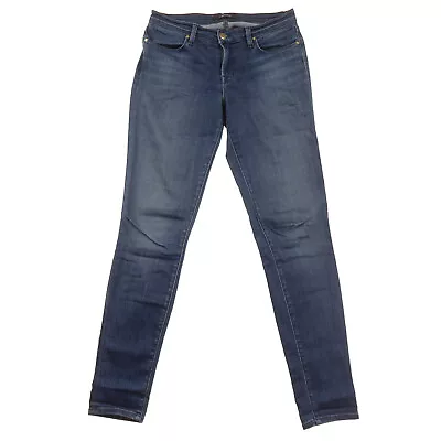 J Brand Low Rise Super Skinny Jeans Womens 29 Medium Blue Denim • $15.99
