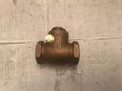 Milwaukee 1” Brass Lift Check Valve 300 Wog Threaded • $25