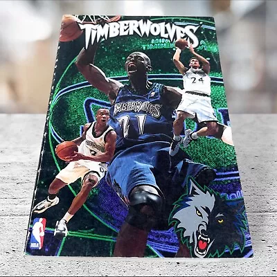 1997-98 Minnesota Timberwolves NBA Basketball Media Guide Kevin Garnett • $9.97