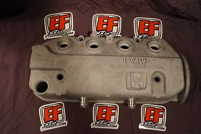 88-95 Honda Civic D16A6 D15B2 D15B7 D Series Valve Cover -10an Vented • $248.99