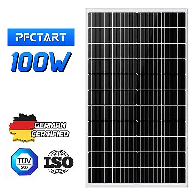 $79.99 • Buy 100W Mono Solar Panel A Cell 12V Volt Poly Off Grid Battery Charge RV BOAT US