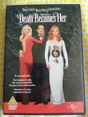 £1.99 • Buy Death Becomes Her [DVD 1992] Meryl Streep, Bruce Willis, Goldie Hawn