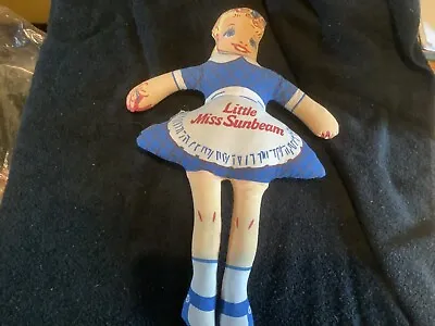 Vintage Little Miss Sunbeam Cloth Doll 18in Tall • $14.50