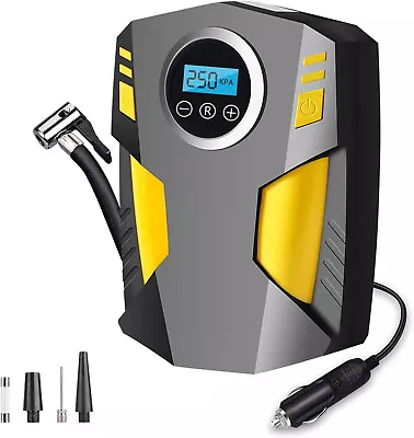 Car Air Tire Pump Inflator Compressor Digital Electric Auto Portable 150PSI 12V • $21.99