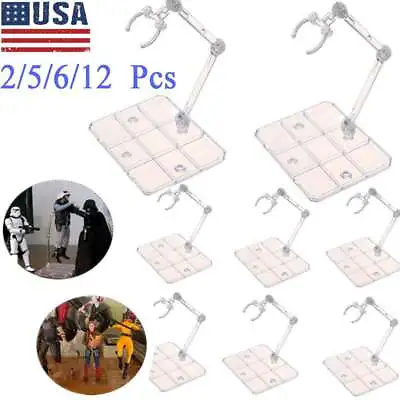 1-12 HG144 Adjustable Action Figure Display Holder Base Doll Model Support Stand • $9.56