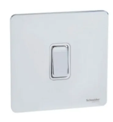 £13.99 • Buy Schneider Electric Ultimate Screwless Flat Plate - 1 Gang 2 Way Light Switch 