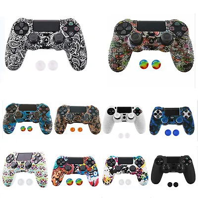 $9.99 • Buy PS4 Controller Soft Silicone Cover Thick Skin Rubber Grip Anti Slip Case Protect