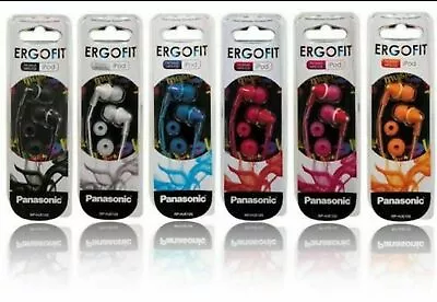 £8.99 • Buy Panasonic Ergo-Fit In-Ear Earbud Style Headphones Earphones With & Without MIC