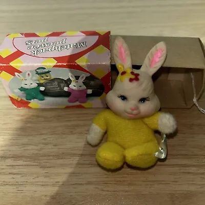 Vintage Easter Unlimited Matchpack Peewee Pets Bunny Rabbit Hong Kong • $14.99