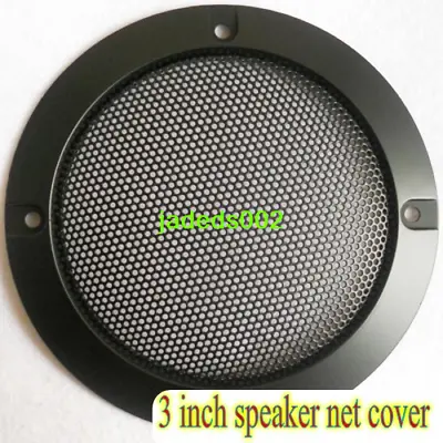 1pcs 3 Inch Speaker Grill Car Audio Decorative Matt Protective Net Cover Black • $2.20