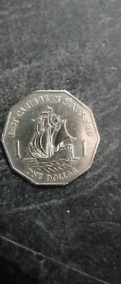 East Caribbean State One Dollar 1989 Sir Francis Drake • £1.50